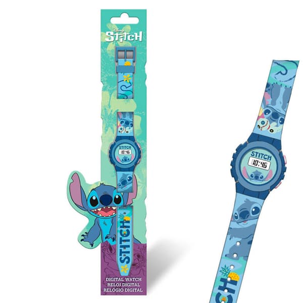 Disney Lilo and Stitch blå digital klocka
