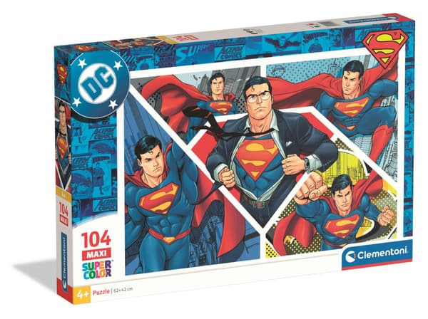 Stålmannen Comic Legends 104-bitars maxi pussel Clementoni