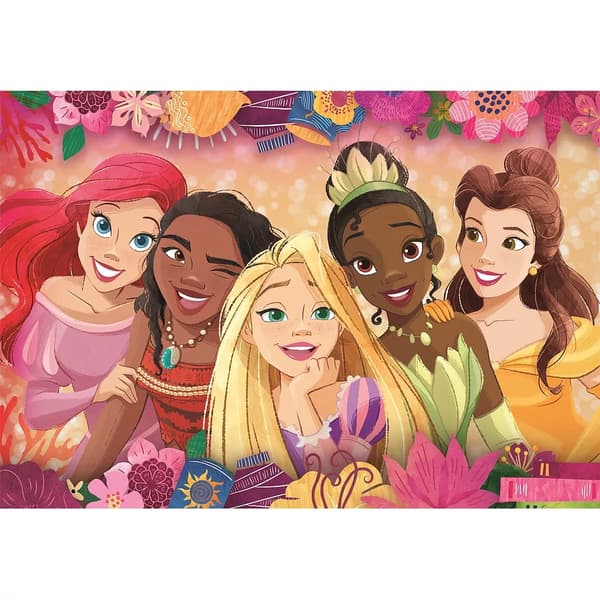 Disney Prinsessor Flower Frame 24-bitars maxi pussel Clementoni