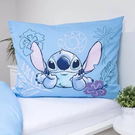 Disney Lilo & Stitch påslakan 140×200 cm, 70×90 cm, bomull