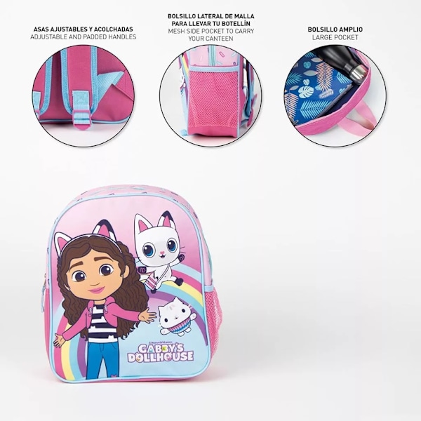Ryggsäck Gabbys Dockskåp Rosa