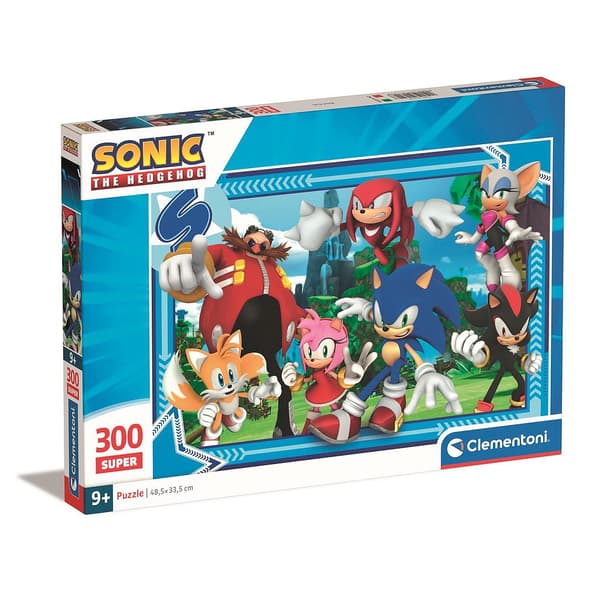 Sonic the Hedgehog pussel 300 bitar Clementoni