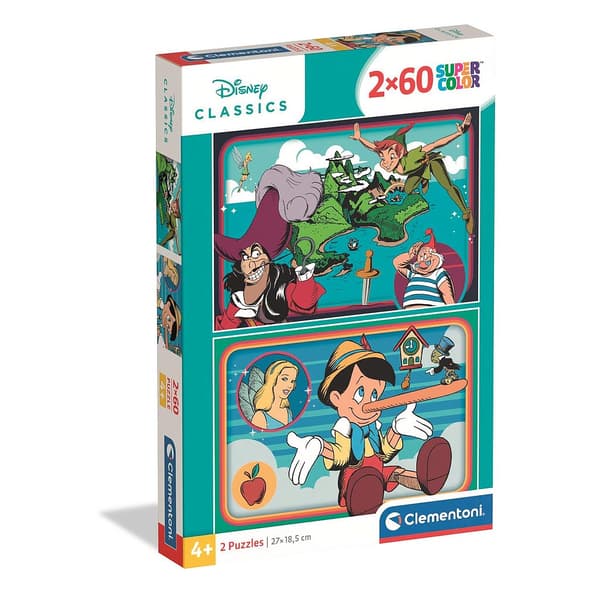 Disney Classics 2x60 bitars pussel Clementoni