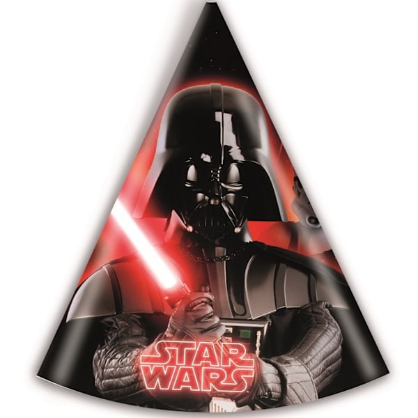 Darty Vader Partyhatt 6 Pack