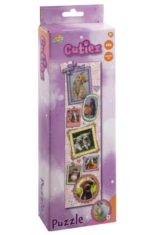 Animals Cutiez förlängt pussel 48 bitar