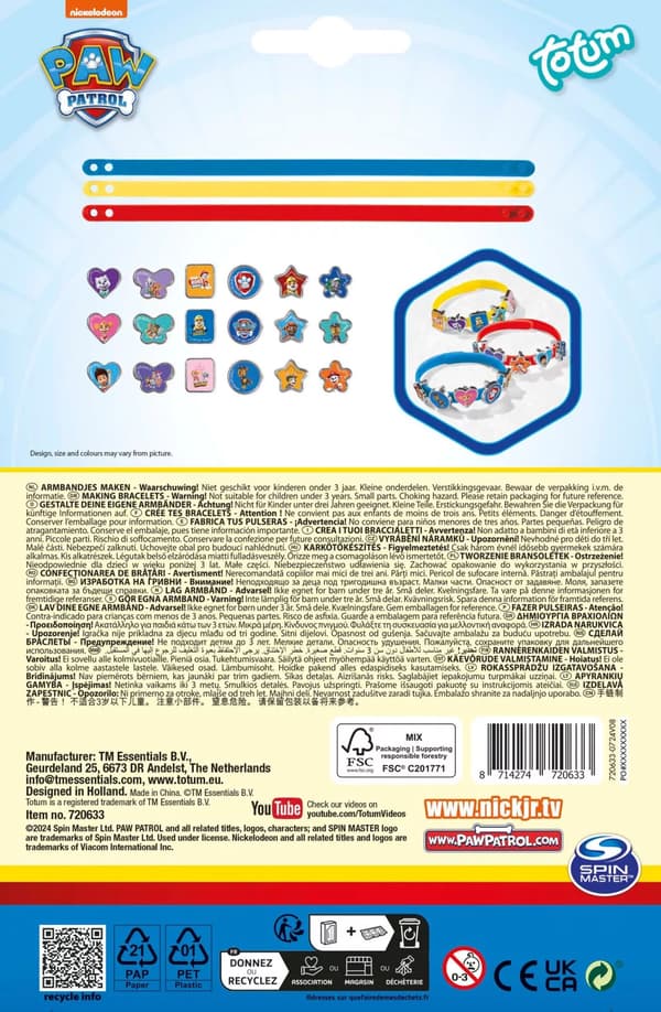 Paw Patrol Armbandspyssel