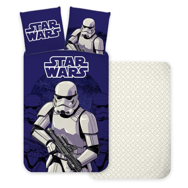 Star Wars Stormtrooper barnbäddset 100x135 cm, 40x60 cm