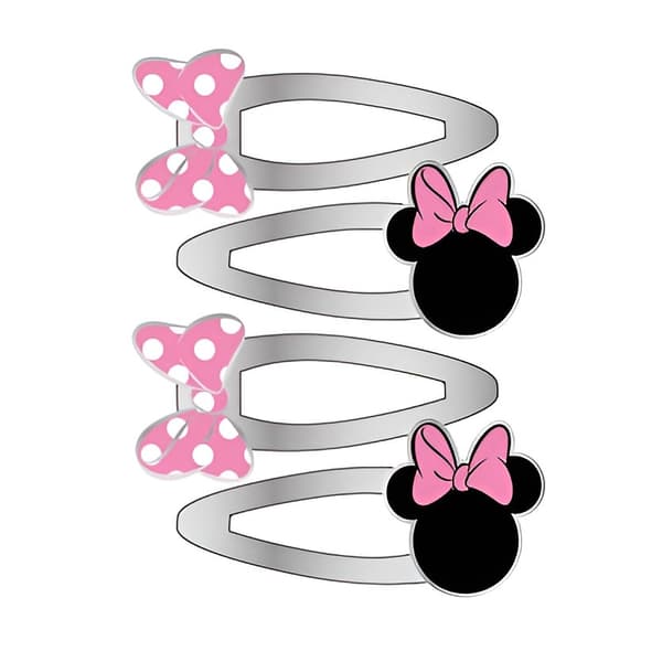 Disney Minnie hårklippset med rosett, 4 delar