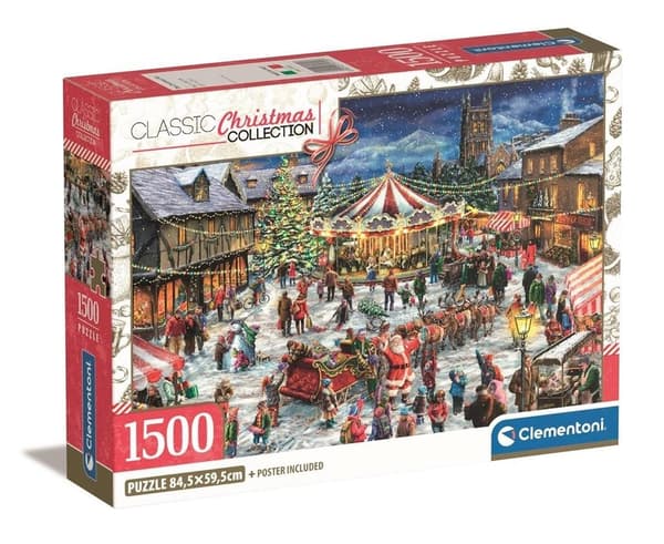 Christmas Fair pussel 1500 bitar Clementoni