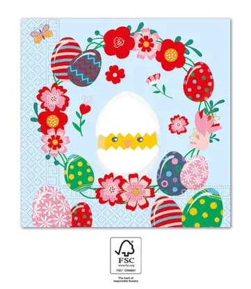 Påskservett 20-pack 33x33 cm FSC