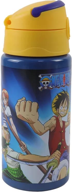 One Piece Crew aluminiumflaska med krok 500 ml