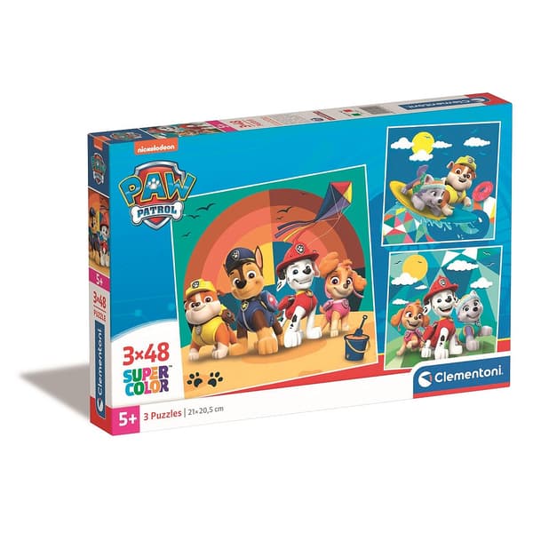 Paw Patrol Strand 3x48 bitars pussel Clementoni