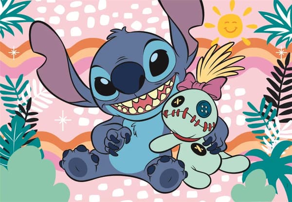 Disney Lilo och Stitch Scrumps day Clementoni pussel 60 bitar