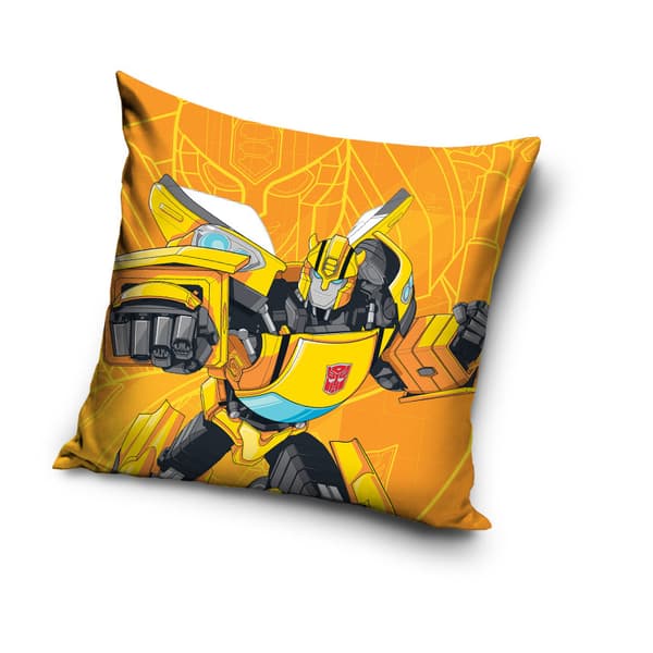 Transformers Bumblebee kuddfodral i velour 40x40 cm