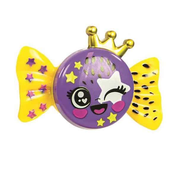 Crazy Chic Läppglans i godisform, gul, 8 cm