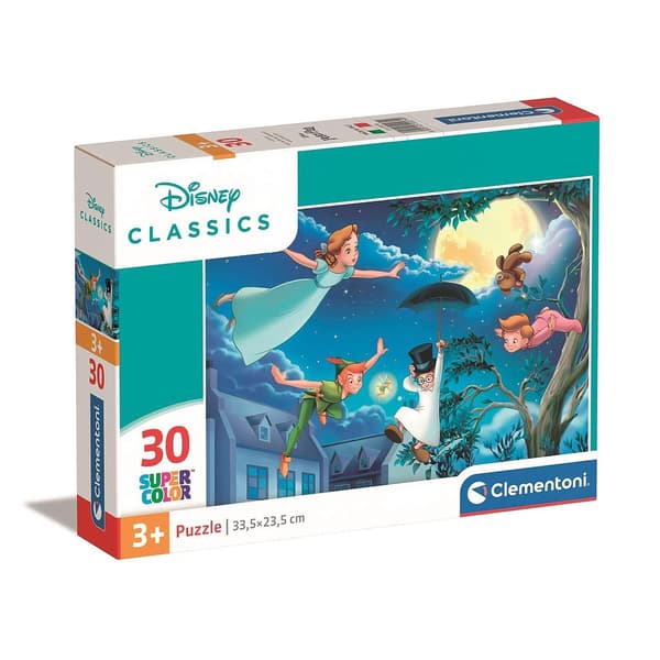 Disney Classics Peter Pan pussel 30 bitar Clementoni