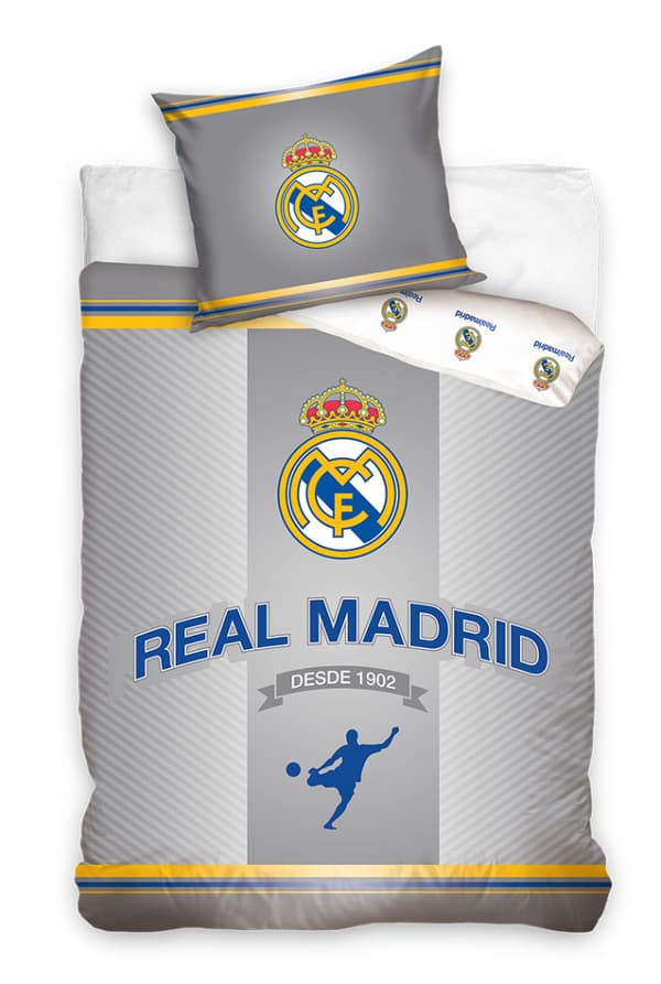 Real Madrid bäddset 140 × 200 cm – 100 % bomull