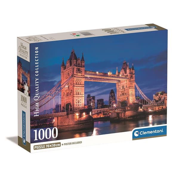 London Tower Bridge 1000-bitars pussel Clementoni