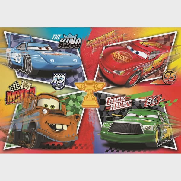 Disney Bilar 60-bitars maxi-pussel Clementoni