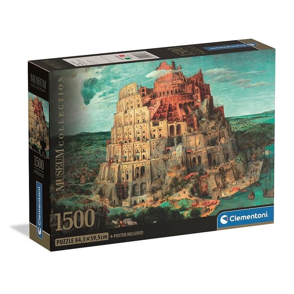 Art Babel Tower 1500-bitars kompakt pussel Clementoni
