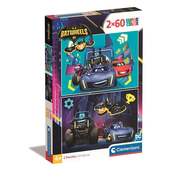 Batman Batwheels 2x60 bitars pussel Clementoni