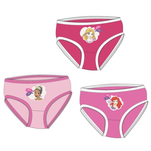Disney Princess barnunderkläder, trosor 3-pack