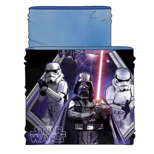 Star Wars blå barnhalsduk med ljussabel
