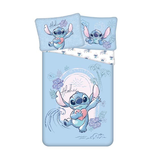 Disney Lilo & Stitch påslakan 140×200 cm, 70×90 cm, bomull