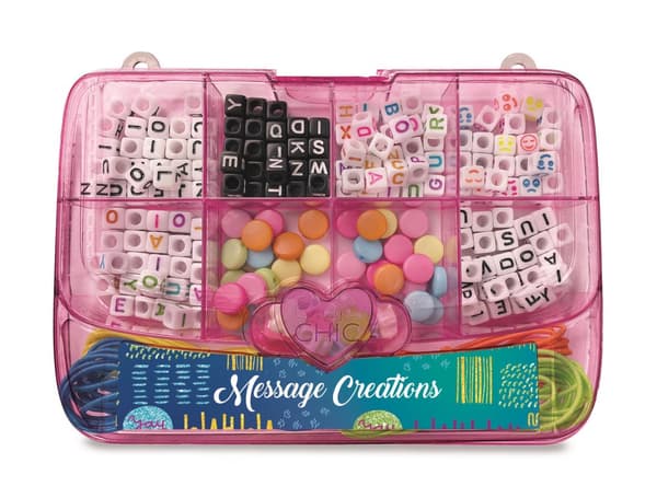 Crazy Chic Message Creations armbandstillverkningsset Clementoni