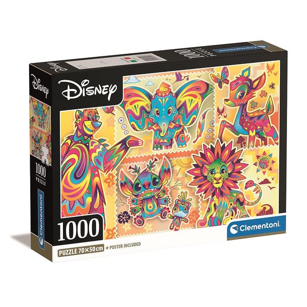 Disney Classics Boho Style 1000-bitars kompakt pussel Clementoni