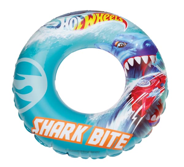 Hot Wheels Simring 51 cm – Blå Badring för Barn 3–6 år