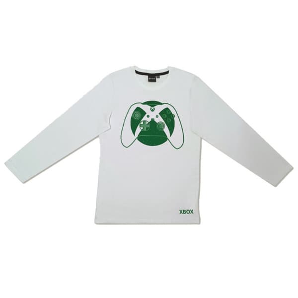 Xbox Endless White långärmad tröja för barn, 9 år / 134 cm