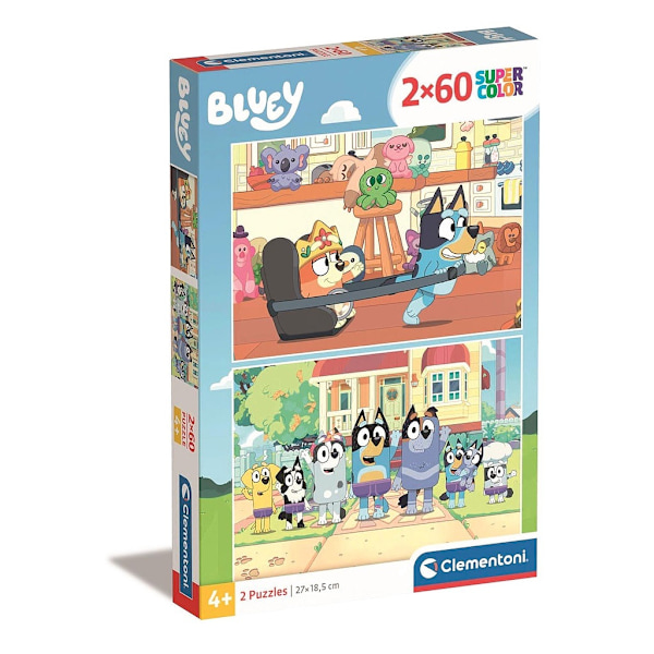 Bluey Imagination 2x60 bitars pussel Clementoni