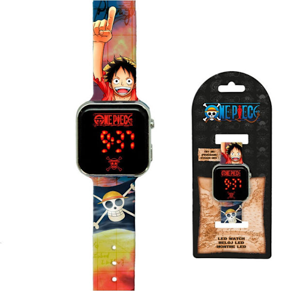 One Piece digital LED-klocka