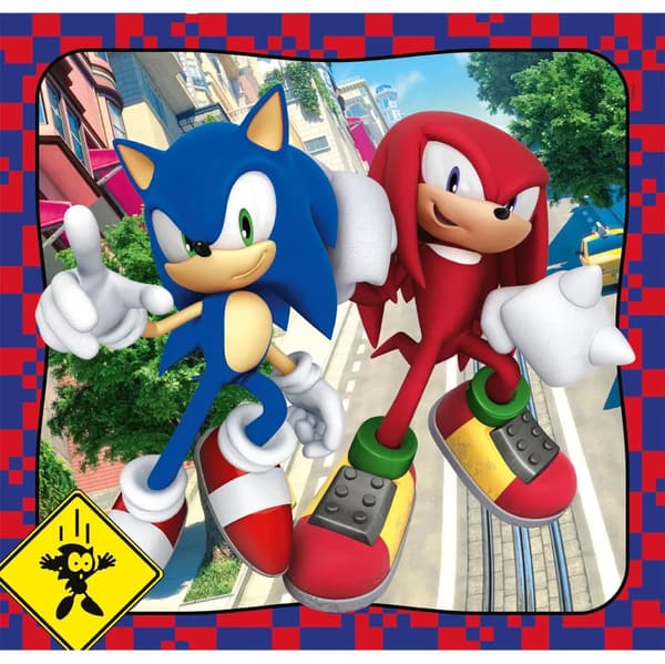 Sonic the Hedgehog Doctor Eggman pussel 3x48 bitar Clementoni