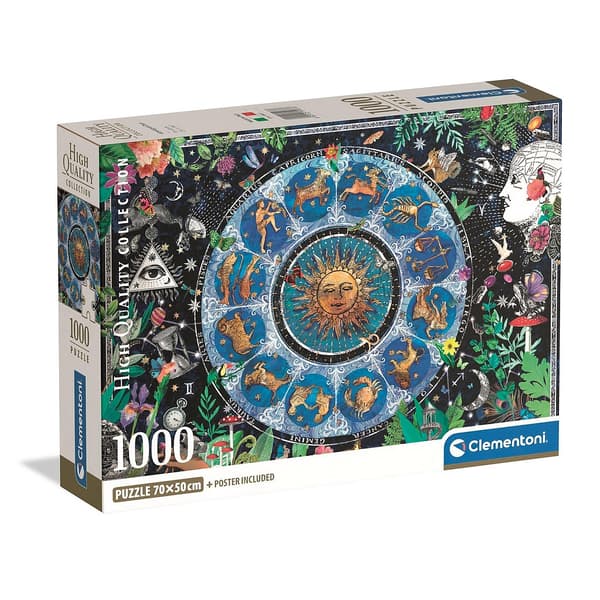 Colour Chart Astrology 1000 bitars kompakt pussel Clementoni