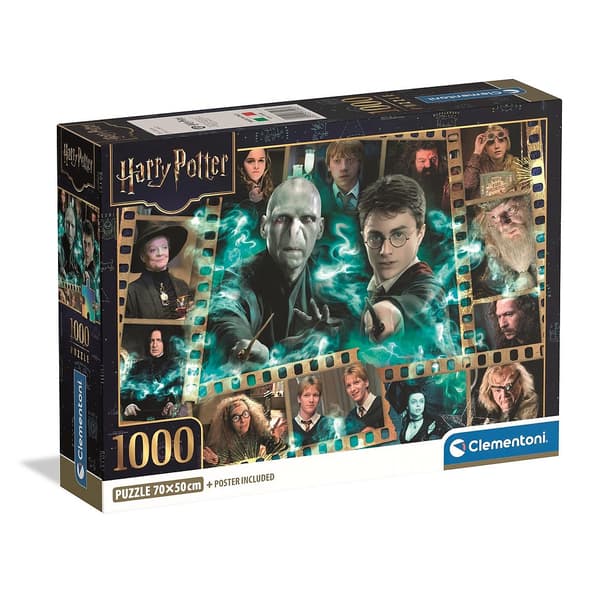 Harry Potter 1000 bitars kompakt pussel Clementoni
