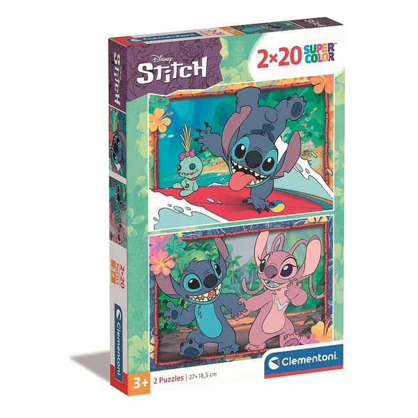 Lilo och Stitch Pussel 2x20bitar Clementoni