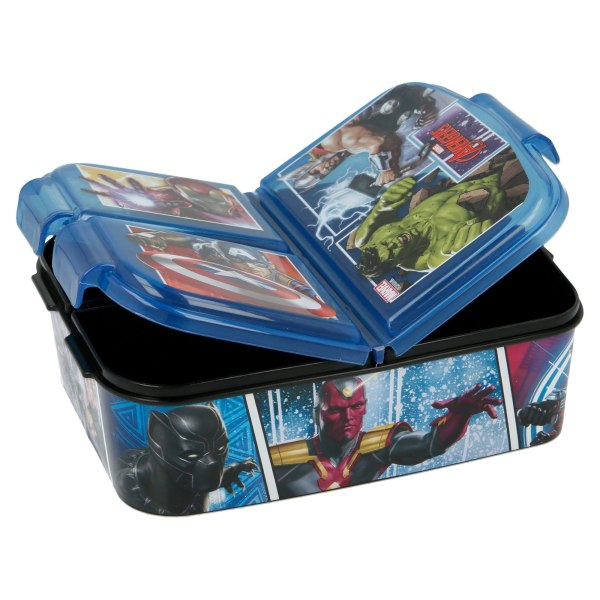 Matlåda Lunchbox Avengers 3-fack Blå