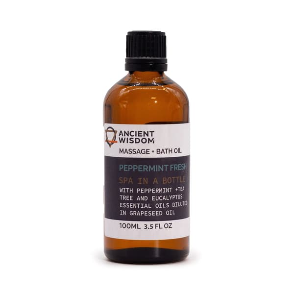 Färsk Pepparmynta Massageolja - 100ml