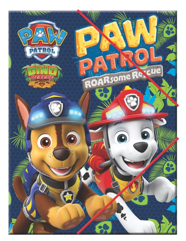 Paw Patrol Dino Rescue A/4 elastisk mapp