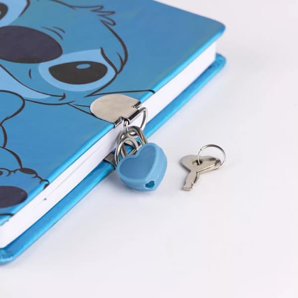 Disney Lilo and Stitch dagbok med lås i presentförpackning