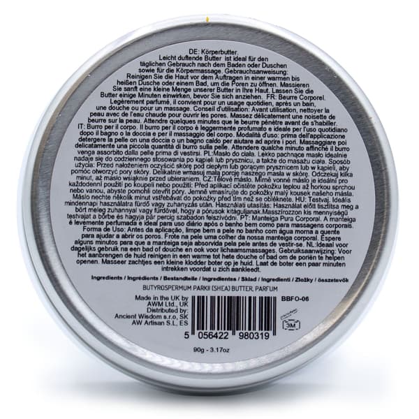 Doftande Shea Kroppssmör 90g - Fluffig Mashmallow