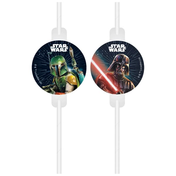 Star Wars Galaxy papperssugrör, set om 4 FSC