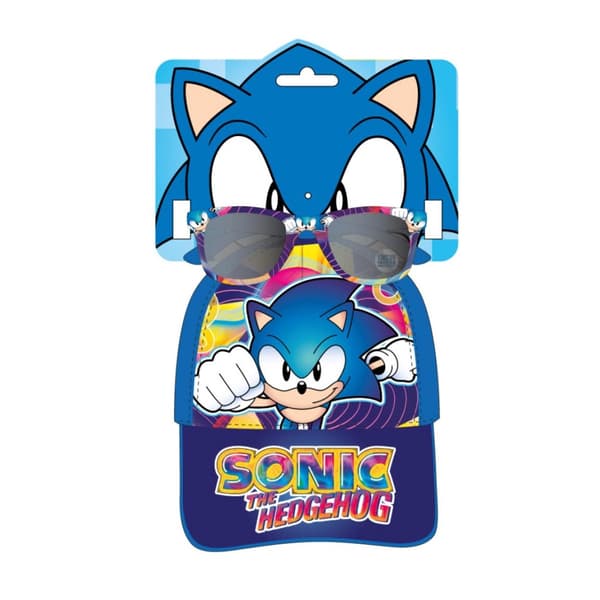 Sonic the Hedgehog solglasögon och keps set