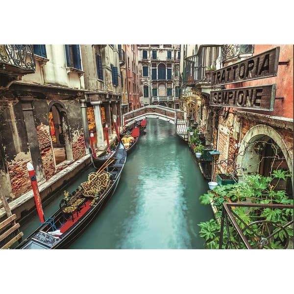 Cities Venice Canal Italy 1000-bitars pussel Clementoni