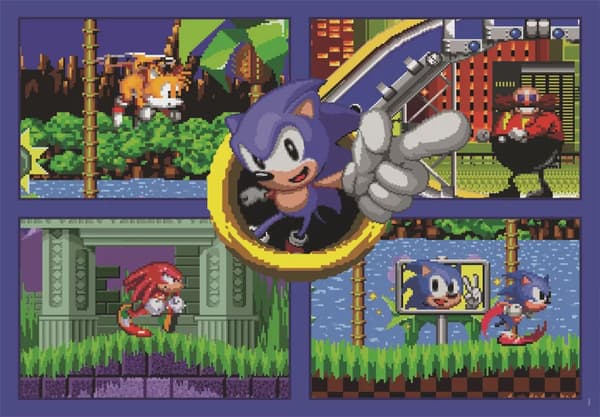 Sonic the Hedgehog Fast 64 Bit 500 bitars pussel Clementoni