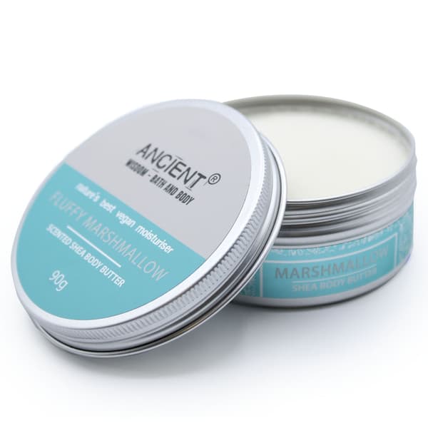 Doftande Shea Kroppssmör 90g - Fluffig Mashmallow