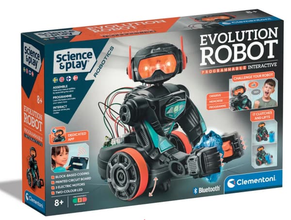 Robot Evolution Programmerbar Robotleksak Clementoni 42x28 cm