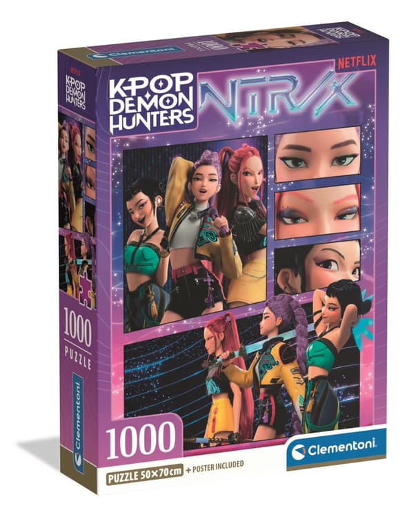K-Pop Demon Hunters Pussel 1000 Bitar – Clementoni